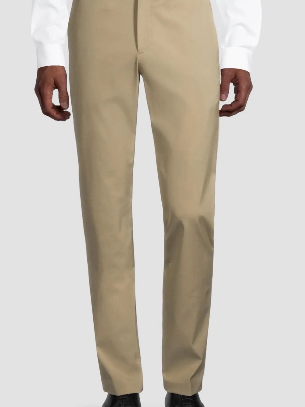 Theory Men's Khaki Straight-Leg Chinos in Tan